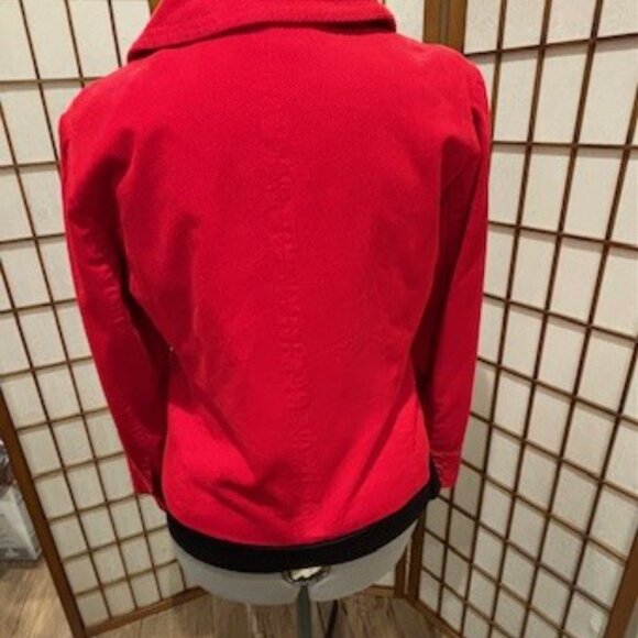 Hip length red jacket - Picture 4 of 6